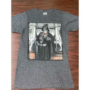 Star Wars Darth Vader Selfie Boys Size Small Grey Short Sleeve by Fifth Sun
